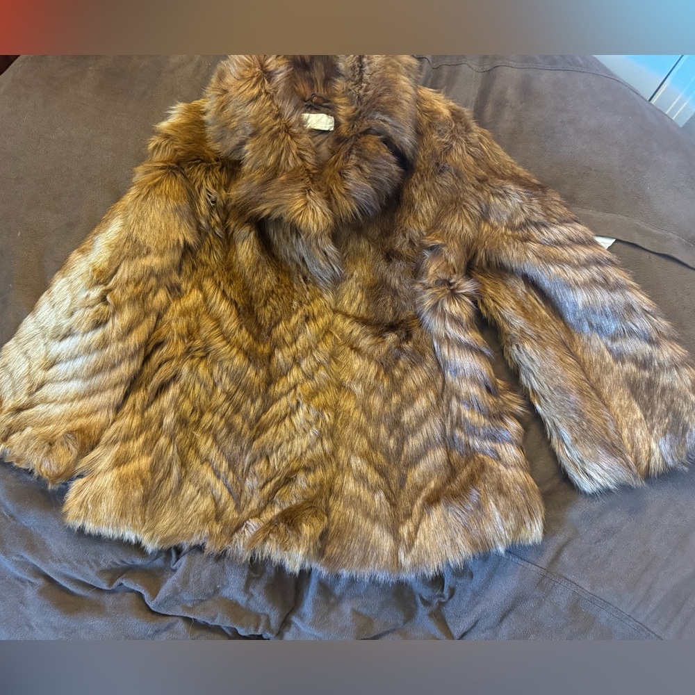 Vintage Rive Droite Goat Fur Coat PLS READ